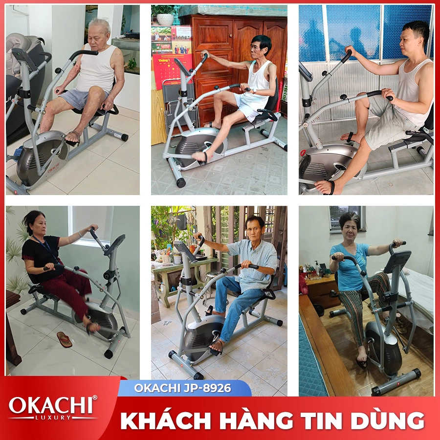 Xe đạp tập thể dục người cao tuổi OKACHI PHYSIO JP-8926