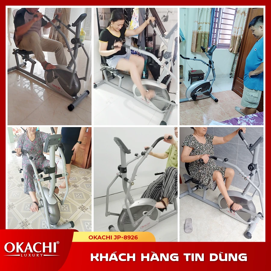 Xe đạp tập thể dục người cao tuổi OKACHI PHYSIO JP-8926