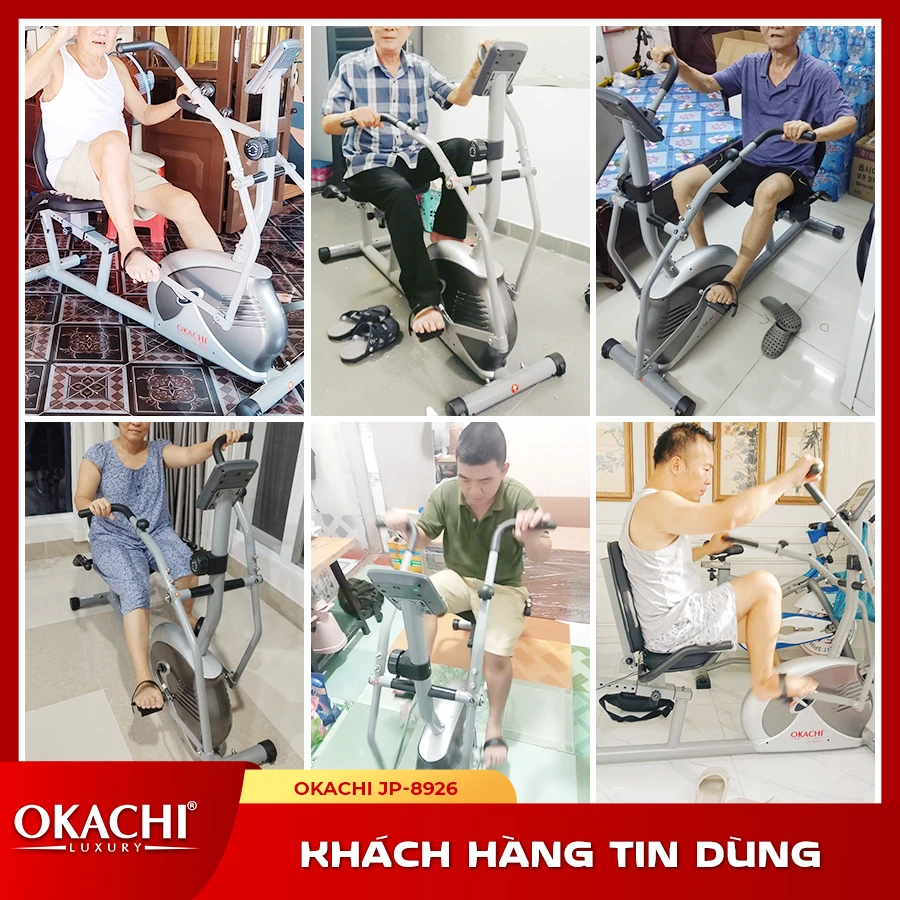 Xe đạp tập thể dục người cao tuổi OKACHI PHYSIO JP-8926