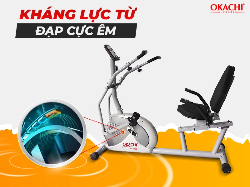 Xe đạp tập thể dục người cao tuổi OKACHI PHYSIO JP-8926