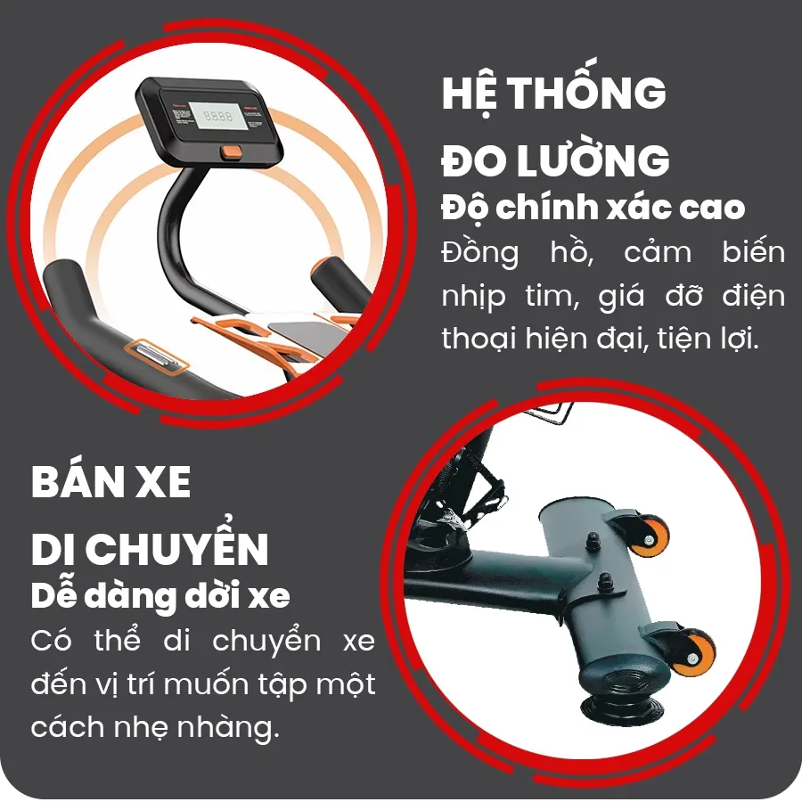 Xe đạp tập thể dục tại nhà OKACHI Sport JP-598A