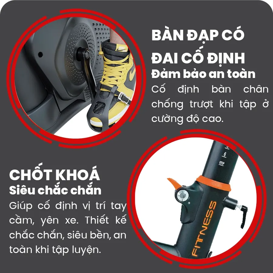 Xe đạp tập thể dục tại nhà OKACHI Sport JP-598A