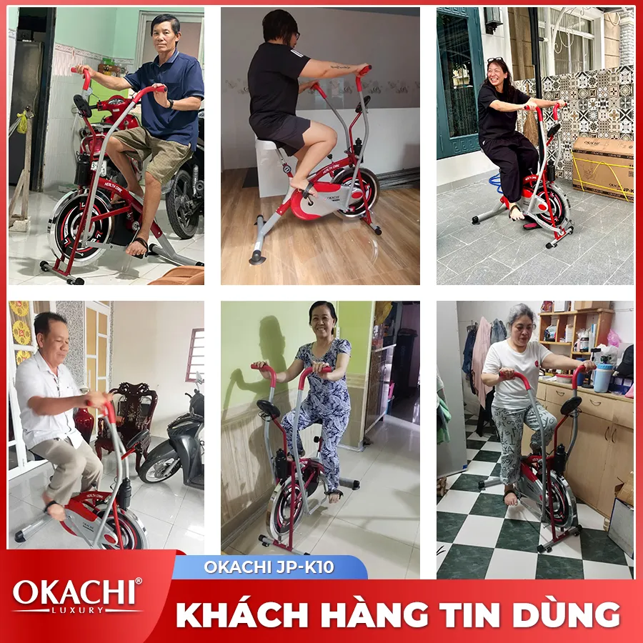 Xe đạp tập tay và chân OKACHI JP-K10 (dòng cao cấp)
