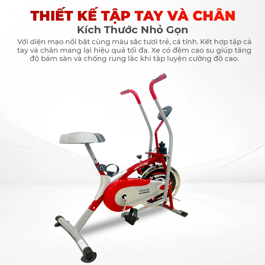 Xe đạp tập tay và chân OKACHI JP-K10 (dòng cao cấp)