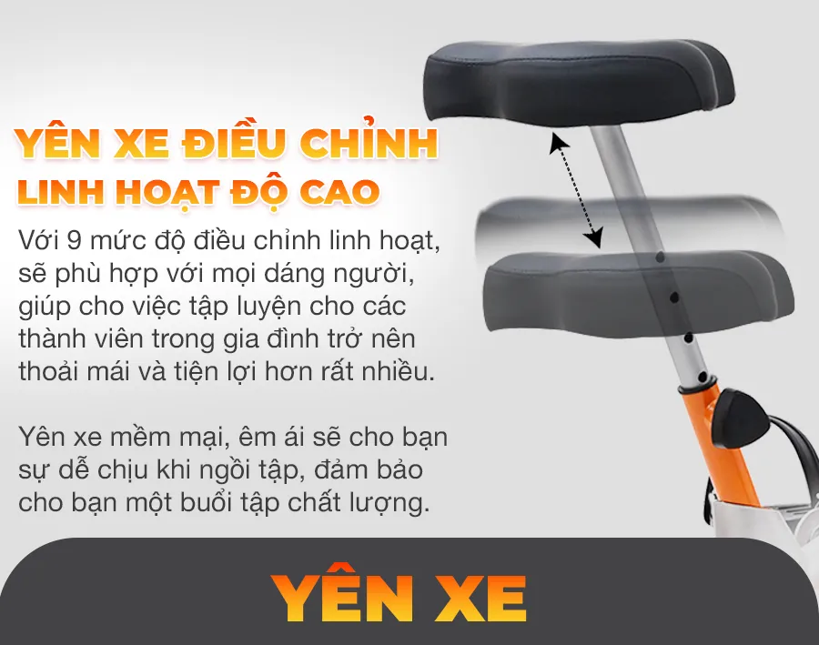 Xe đạp tập thể dục OKACHI SPORT JP-K9 (cao cấp)