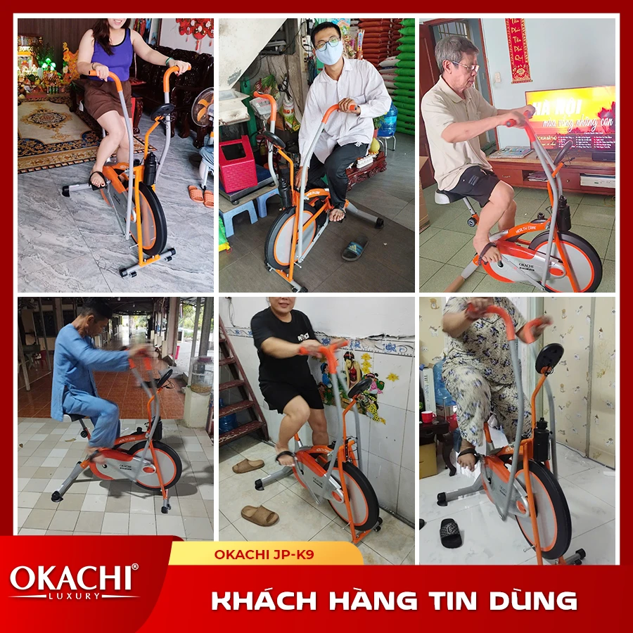 Xe đạp tập thể dục OKACHI SPORT JP-K9 (cao cấp)