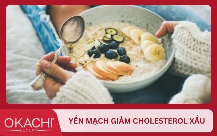 Yến mạch giảm cholesterol xấu