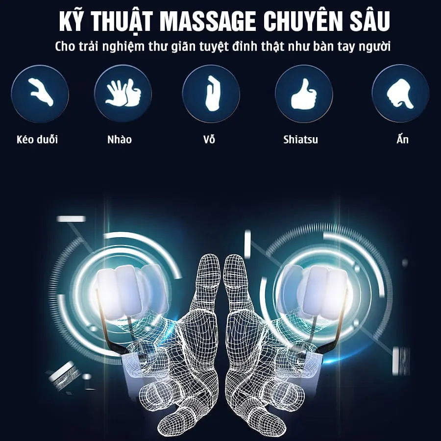 Ghế massage toàn thân Okachi Luxury star JP-i25 plus
