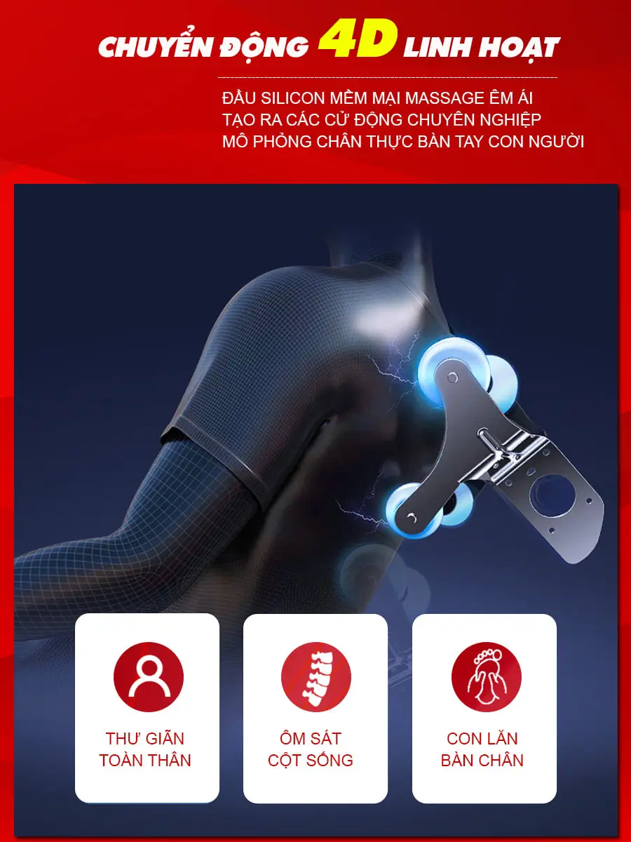 Ghế massage toàn thân OKACHI Luxury JP-I86