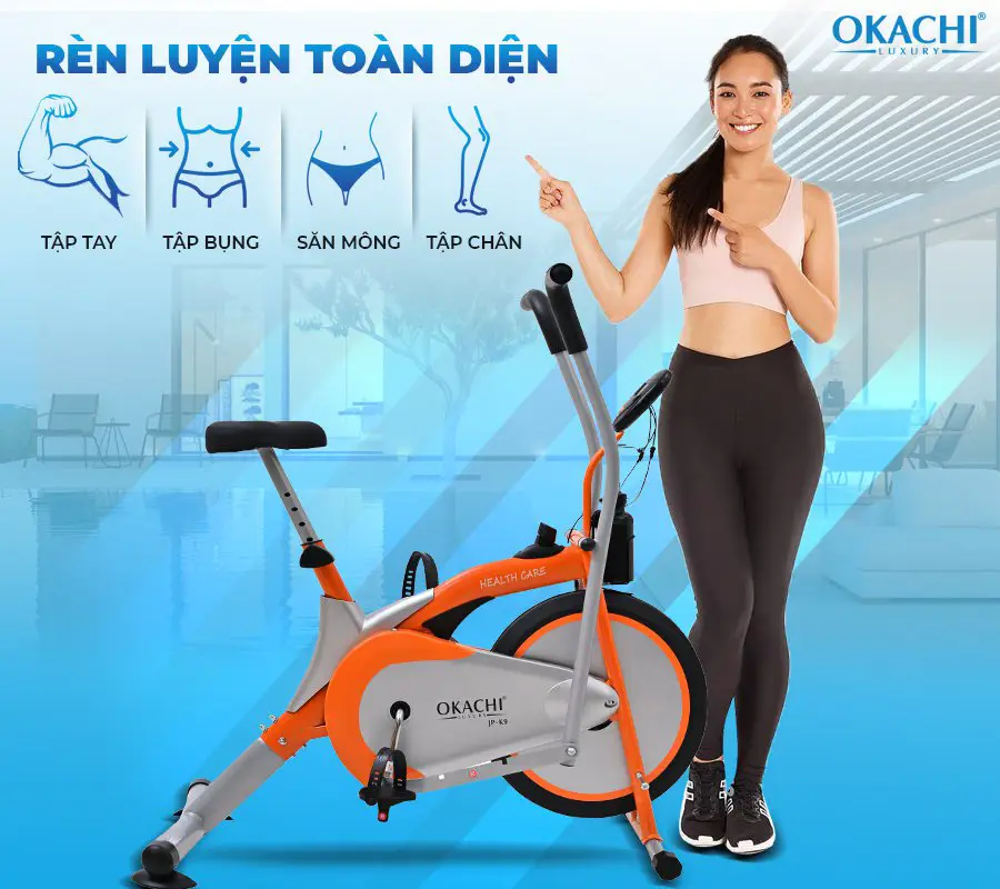 Xe đạp tập thể dục OKACHI SPORT JP-K9 (cao cấp)