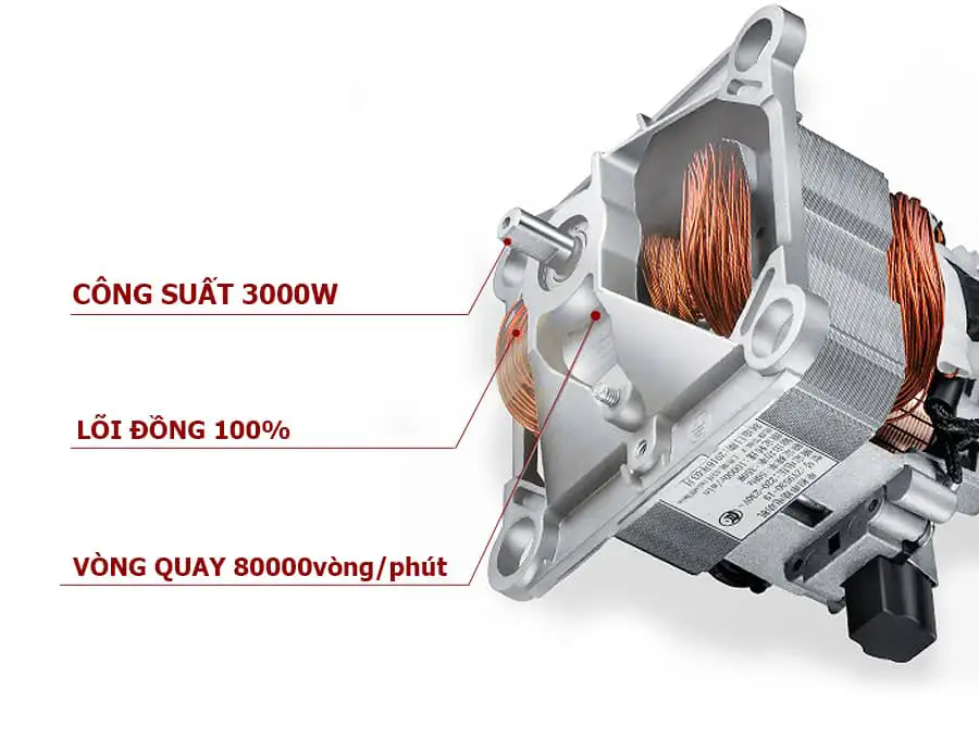 Máy xay sinh tố công nghiệp Fuki 3000W - Hẹn giờ (FK-3000A)